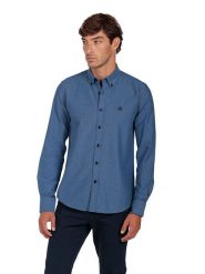 The Time of Bocha Koszula "Oxford" w kolorze niebieskim rozmiar: XL. Niebieskie koszule The Time of Bocha, xl, bez wzorów, z bawełny, bez kołnierzyka, bez ramiączek. Za 130.19 zł.