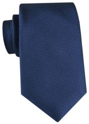Męski Krawat - Granatowy z Mikrofakturą - Angelo di Monti. Niebieskie krawaty i muchy Angelo di Monti, bez wzorów, z tkaniny. Za 49.99 zł.