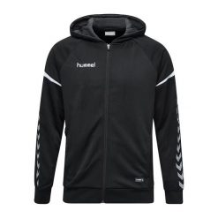 Bluza z kapturem Hummel auth. charge. Czarne bluzy z kapturem Hummel, m, bez wzorów, prążkowane, z kapturem. Za 195.50 zł.