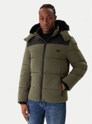 Guess Kurtka zimowa M5BL2A W2202 Zielony Regular Fit. Zielone kurtki Guess, na zimę, m, z aplikacjami, z syntetyku, bez kaptura. Za 738.50 zł.