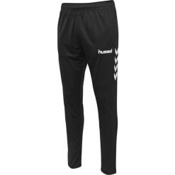 Spodnie dresowe piłkarskie męskie Hummel Core Training Poly Pant. Czarne szorty Hummel, m, bez wzorów, z dresówki, sportowe. Za 56.00 zł.