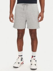 Tommy Jeans Szorty sportowe Flag Beach DM0DM21931 Szary Regular Fit. Szare krótkie spodenki sportowe Tommy Jeans, m, bez wzorów, z bawełny. Za 129.99 zł.