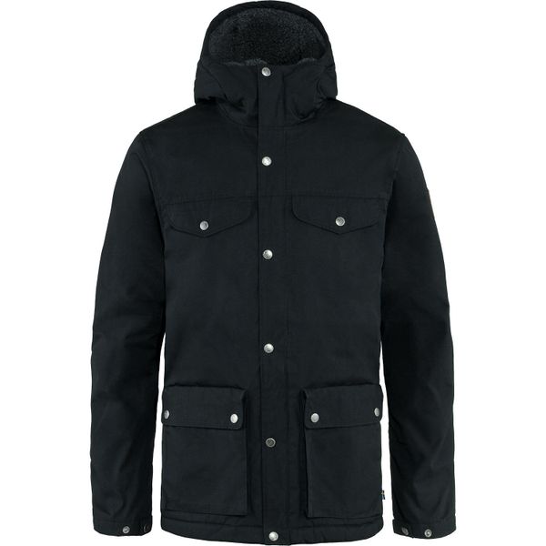 Kurtka uniwersalna męska Fjallraven Greenland. Szare kurtki Fjällräven, l, bez wzorów, z bawełny, z kapturem. Za 1,655.10 zł.