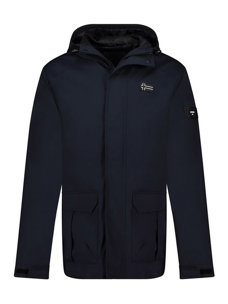Geographical Norway Kurtka przejściowa "Bulgar" w kolorze granatowym rozmiar: 3XL. Niebieskie kurtki Geographical Norway, xl, bez wzorów, bez kaptura. Za 119.40 zł.