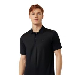 Koszulka polo Rigi Merino. Niebieskie koszulki polo FJORK MERINO, m, bez wzorów, z wełny, bez kołnierzyka, bez ramiączek. W wyprzedaży za 279.00 zł.