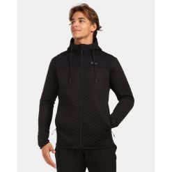 Męska ocieplana bluza z kapturem z polaru Kilpi NEVIA-M. Czarne bluzy z kapturem Kilpi, m, bez wzorów, z polaru, z kapturem. Za 525.33 zł.
