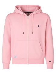 U.S. Polo Assn. Bluza w kolorze jasnoróżowym rozmiar: XL. Różowe bluzy U.S. Polo Assn., s, bez wzorów, z bawełny, bez kaptura. Za 193.24 zł.