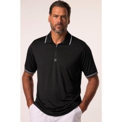 Męska Funkcyjna koszulka polo tenis rękaw 1/2 QuickDry do roz.7XL. Czarne koszulki polo sportowe JAY-PI, m, bez wzorów, z elastanu, bez kołnierzyka, bez ramiączek, tenisowe. Za 195.99 zł.