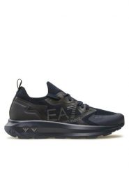EA7 Emporio Armani Sneakersy X8X113 XK269 S642 Granatowy. Niebieskie buty sportowe casual EA7 Emporio Armani, bez wzorów, z materiału, bez zapięcia. Za 689.99 zł.