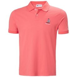 Polo Helly Hansen Messina Graphic Fitted. Czerwone koszulki polo Helly Hansen, na lato, m, bez wzorów, bez kołnierzyka, bez ramiączek. Za 305.50 zł.