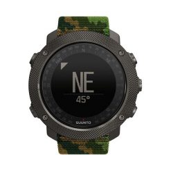 Suunto Zegarek męski Traverse Aplha Woodland czarno-zielony (SS023445000). Czarne zegarki Suunto. Za 1,673.00 zł.
