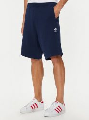 Adidas Szorty sportowe Essentials Trefoil IY8521 Granatowy Regular Fit. Niebieskie krótkie spodenki sportowe Adidas, m, bez wzorów, z bawełny. Za 119.99 zł.