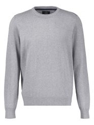 Lerros Sweter w kolorze jasnoszarym rozmiar: L. Szare swetry nierozpinane Lerros, l, bez wzorów, z bawełny, bez kołnierzyka, bez ramiączek. Za 134.95 zł.