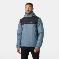 Kurtka wodoodporna Helly Hansen Vancouver. Niebieskie kurtki przeciwdeszczowe Helly Hansen, m, bez wzorów, bez kaptura. Za 665.00 zł.