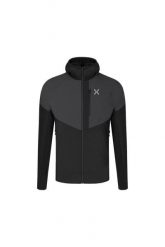 Bluza trekkingowa męska Spitze Maglia. Czarne bluzy z kapturem MONTURA, m, bez wzorów, z materiału, z kapturem. Za 749.99 zł.
