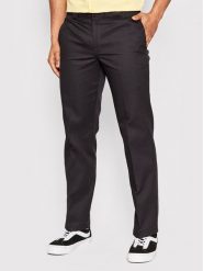 Dickies Spodnie materiałowe Work DK0A4XK9BLK Czarny Slim Fit. Czarne spodnie materiałowe Dickies, m, bez wzorów, z bawełny. Za 259.99 zł.