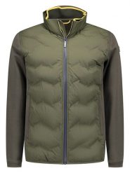 NEW ZEALAND AUCKLAND Kurtka hybrydowa w kolorze khaki rozmiar: XL. Brązowe kurtki New Zealand Auckland, xl, bez wzorów, bez kaptura. Za 272.45 zł.