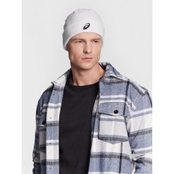 Czapka Asics. Szare czapki zimowe ASICS, bez wzorów. Za 119.00 zł.