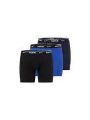 Nike Bokserki w 3-paku Mężczyźni Bawełna czarny|niebieski, XL. Czarne bokserki Nike, m, bez wzorów, z bawełny. Za 179.95 zł.