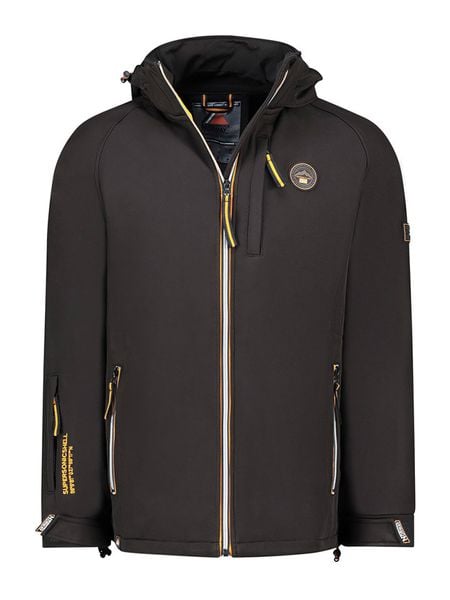 Geographical Norway Kurtka softshellowa "Tabim" w kolorze czarnym rozmiar: S. Czarne kurtki outdoor i hardshell Geographical Norway, s, bez wzorów, bez kaptura. Za 170.47 zł.