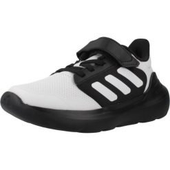 Buty ADIDAS TENSAUR RUN 3.0 EL Czarny. Czarne buty turystyczne Adidas, bez wzorów, z syntetyku, bez zapięcia, trekkingowe. Za 190.60 zł.