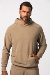 Męska Bluza z kapturem fitness dzianina dresowa kaptur. Brązowe bluzy z kapturem JAY-PI, m, bez wzorów, z bawełny, z kapturem. Za 279.99 zł.