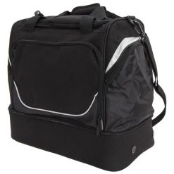 Torba Sportowa Pro Team Hardbase (40 Litrów). Czarne torby na ramię QUADRA, bez wzorów, z materiału, na ramię, z nadrukiem, bez dodatków. Za 265.99 zł.