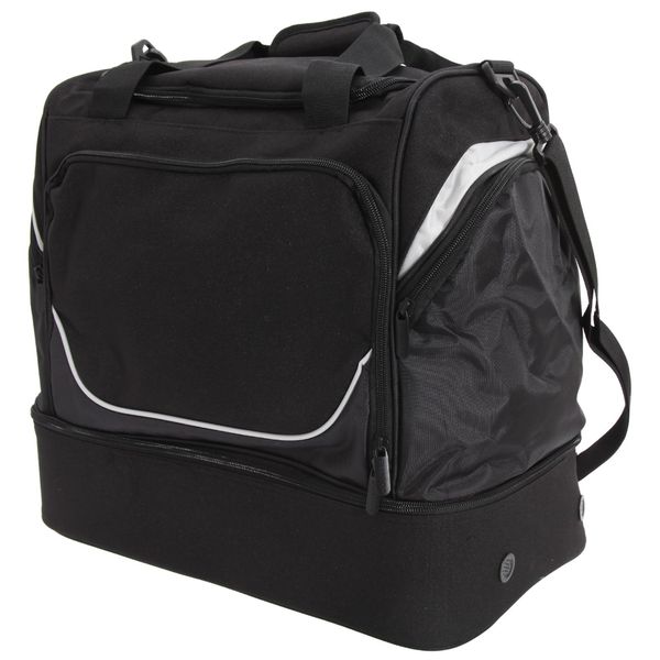 Torba Sportowa Pro Team Hardbase (40 Litrów). Czarne torby na ramię QUADRA, bez wzorów, z materiału, na ramię, z nadrukiem, bez dodatków. Za 265.99 zł.