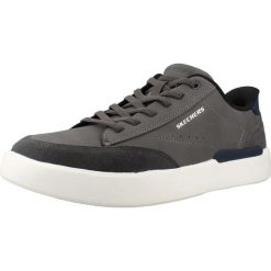 Buty SKECHERS SLIP-INS VERLOMA RADICAL Szary. Szare buty turystyczne Skechers, bez wzorów, ze skóry, bez zapięcia, na fitness i siłownię. Za 320.99 zł.