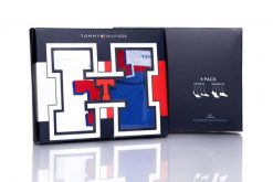 SKARPETKI TOMMY HILFIGER SURF THE WEB 392004001 470 043. Białe skarpety Tommy Hilfiger, bez wzorów, z materiału. W wyprzedaży za 39.99 zł.