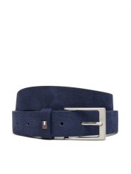 Tommy Hilfiger Pasek Męski Layton 3.5 Nubuck AM0AM13754 Granatowy. Niebieskie paski Tommy Hilfiger, bez wzorów, z nubiku. Za 259.99 zł.