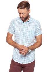 KOSZULA WRANGLER SS 1PKT SHIRT CERULEAN W5881OPVT 112129597. Koszule Wrangler, m, bez wzorów, z bawełny, bez kołnierzyka, bez ramiączek. W wyprzedaży za 59.99 zł.