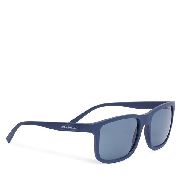 Okulary przeciwsłoneczne Armani Exchange. Niebieskie okulary przeciwsłoneczne Armani Exchange. Za 379.99 zł.