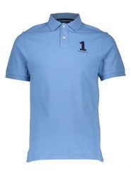 Hackett London Koszulka polo w kolorze błękitnym rozmiar: M. Niebieskie koszulki polo Hackett London, m, bez wzorów, z bawełny, bez kołnierzyka, bez ramiączek. Za 195.99 zł.