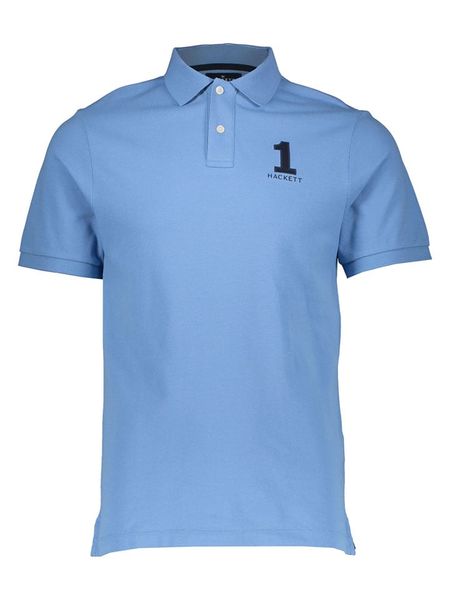 Hackett London Koszulka polo w kolorze błękitnym rozmiar: M. Niebieskie koszulki polo Hackett London, m, bez wzorów, z bawełny, bez kołnierzyka, bez ramiączek. Za 157.35 zł.