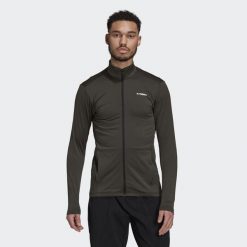 Bluza adidas Terrex Multi Primegreen Full-Zip Fleece. Szare kurtki softshell Adidas, m, bez wzorów, z softshellu, bez kaptura. Za 297.90 zł.