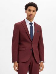 Finshley & Harding London marynarka z modułowej kolekcji Mężczyźni Slim Fit czerwony, 102. Czerwone garnitury Finshley & Harding London, do pracy, m, bez wzorów. Za 699.95 zł.