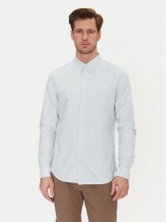 Timberland Koszula TB0A6GPN Błękitny Slim Fit. Niebieskie koszule Timberland, m, bez wzorów, z bawełny, bez kołnierzyka, bez ramiączek. Za 329.99 zł.