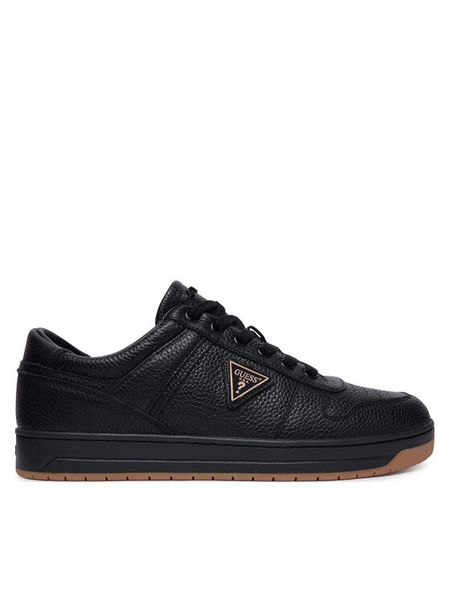 Guess Sneakersy FMTUDD ELE12 Czarny. Czarne buty sportowe casual Guess, z aplikacjami, ze skóry, bez zapięcia. Za 544.99 zł.