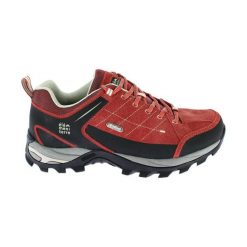 Niskie buty turystyczne Élémenterre Sonora Low EV. Czerwone buty trekkingowe Elementerre, bez wzorów, z nylonu, bez zapięcia. Za 339.50 zł.