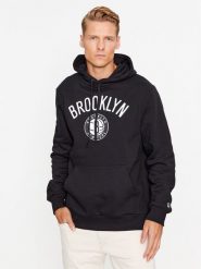 New Era Bluza Nos Nba 60416760 Czarny Regular Fit. Czarne bluzy New Era, l, bez wzorów, z bawełny, bez kaptura. Za 219.99 zł.