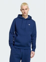 Adidas Bluza Trefoil Essentials KS9804 Niebieski Regular Fit. Niebieskie bluzy Adidas, m, bez wzorów, z bawełny, bez kaptura. Za 238.99 zł.