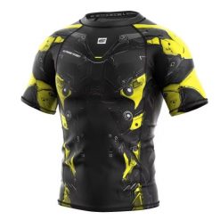 Koszulka Męska Rashguard MMA na Siłownię EXTREME HOBBY IRON FORCE. Czerwone bielizna termoaktywna EXTREME HOBBY, m, bez wzorów, z bawełny, bez ramiączek, na fitness i siłownię. Za 199.00 zł.