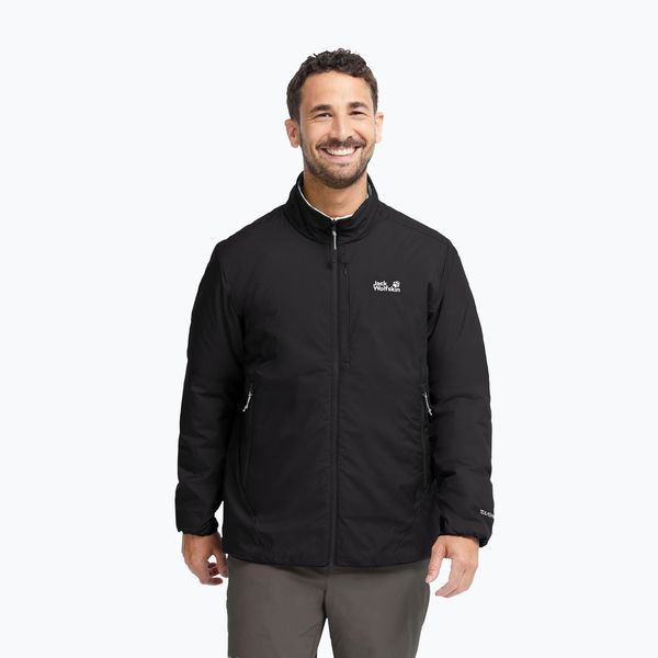 Kurtka ocieplana męska Jack Wolfskin Trail Light Ins 2IN1. Czarne kurtki Jack Wolfskin, m, bez wzorów, bez kaptura. Za 629.99 zł.