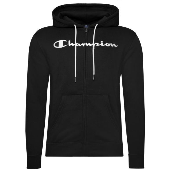 Bluza na co dzień męska CHAMPION na zamek z kapturem. Czarne bluzy z kapturem Champion, m, bez wzorów, z kapturem. Za 269.00 zł.