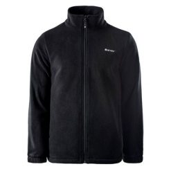 Polar męski Hi-Tec Ferns - czarny, Rozmiar XXXL. Czarne bluzy z polaru Hi-tec, m, bez wzorów, z materiału, bez kaptura. Za 159.99 zł.