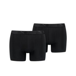 Puma Sportowe bokserki z mikrofibry, 2 sztuki w kolorze czarnym. Czarne bokserki Puma, m, bez wzorów, z elastanu. Za 99.99 zł.