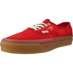 Buty VANS LX AUTHENTIC 44 Czerwony. Czerwone buty trekkingowe Vans, bez wzorów, z tkaniny, bez zapięcia. Za 411.99 zł.