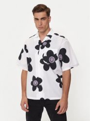 Hugo Koszula Eligino 50513855 Biały Oversize. Białe koszule Hugo, m, bez wzorów, z bawełny, bez kołnierzyka, bez ramiączek. Za 259.99 zł.