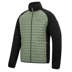 Kurtka męska hybrydowa Clumber. Czarne odzież kompresyjna Regatta, m, bez wzorów, z puchu, trekkingowe. Za 135.99 zł.